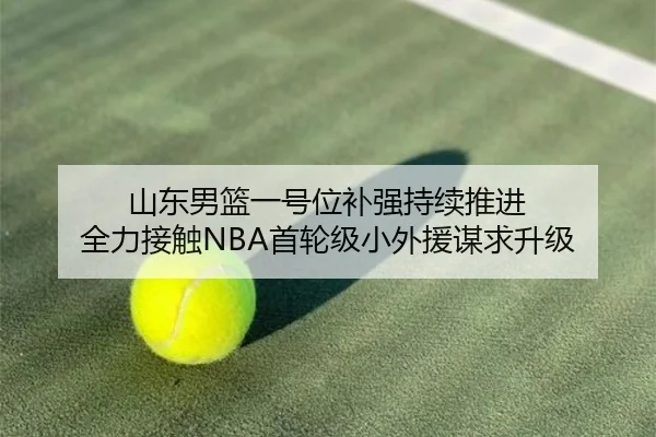 山东男篮一号位补强持续推进 全力接触NBA首轮级小外援谋求升级